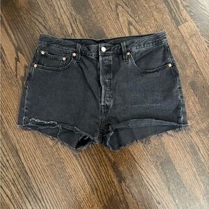 Levi’s Black Denim Women's Shorts